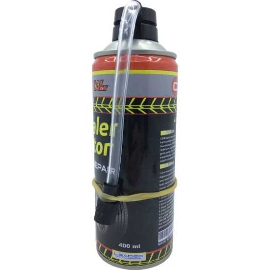 Araç Oto Motosiklet far Lastik Onarıcı Tamir Edici Şişirici Sprey Lastik Tamir Kiti 400ML - Resim 2