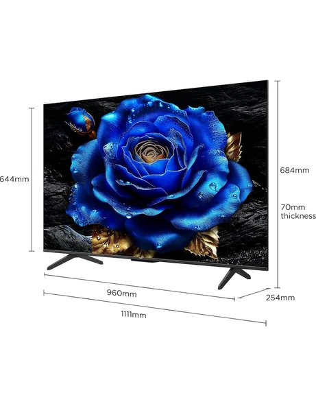 TCL 50T6C 50" 127 Ekran Uydu Alıcılı 4K Ultra HD Google QLED TV - 2