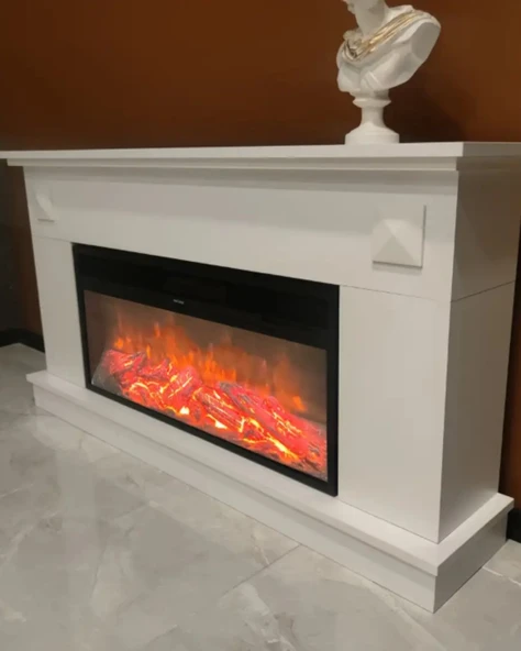 Dlc Large Penida 1800 Watt Dekoratif Elektrikli Şömine - Resim 4