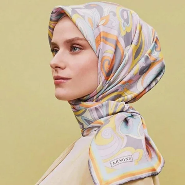 Armine E25YA9323D0281 Dj Saf İpek Eşarp 9323D (T) ürün görseli