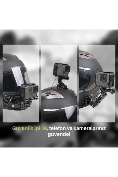 Xt91 Kask Telefon Ve Aksiyon Kamera Tutucu - 2