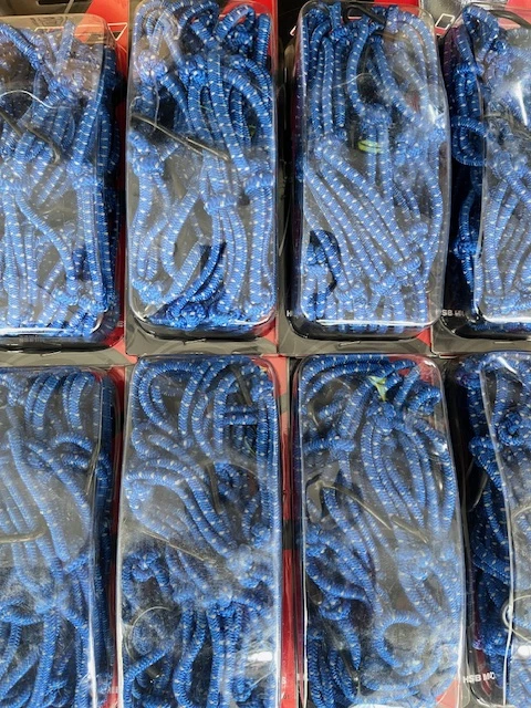 Kask Filesi Metal Kancalı Fosforlu Mavi Kalın Tip - Resim 5