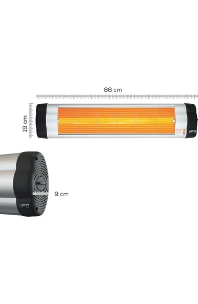 UFO Star 2400 W Duvar Tipi Isıtıcı - Termostatlı - 3