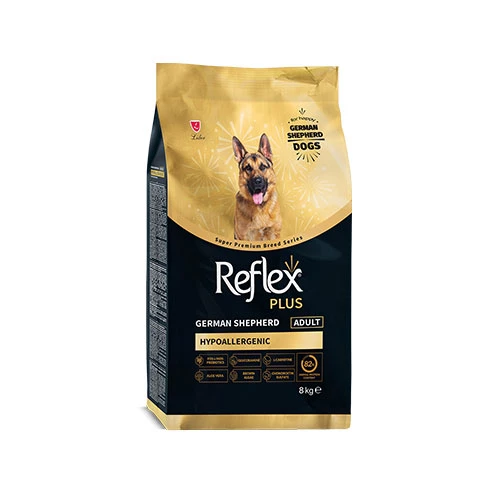 Reflex Plus HypoAllergenic German Shepherd Yetişkin Köpek Maması 8 Kg ürün görseli 1