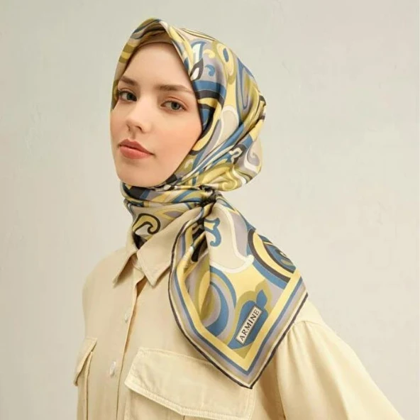 Armine E25YA9323D0280 Dj Saf İpek Eşarp 9323D (T) ürün görseli