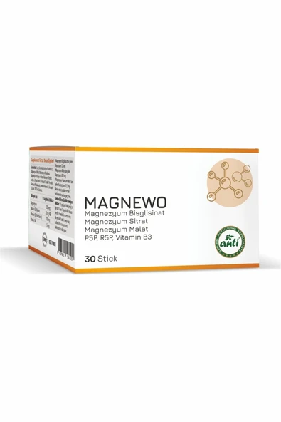 Anti Magnewo Efervesan Magnezyum Sitrat Malat Glisinat ürün görseli 1