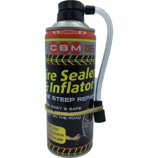 Araç Oto Motosiklet far Lastik Onarıcı Tamir Edici Şişirici Sprey Lastik Tamir Kiti 400ML ürün görseli