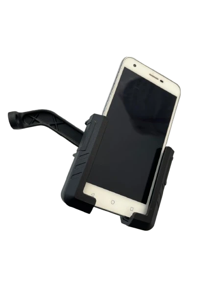 Motosiklet Scooter Atv Bisiklet Yandan Kilitlemeli Ayna Bağlantılı Telefon Tutucu A+++ Kaliteli ürün görseli 1