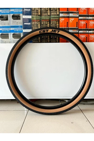 Dış Lastik Bisiklet CST C1820 27.5x2,10 Kahverengi Yanak AMBER YANAK ürün görseli 1