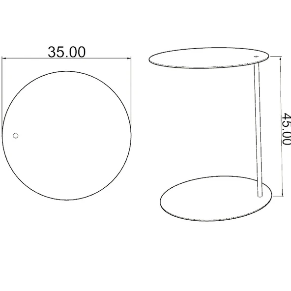 Sam Concept Studio Zibo Sehpa - Resim 4