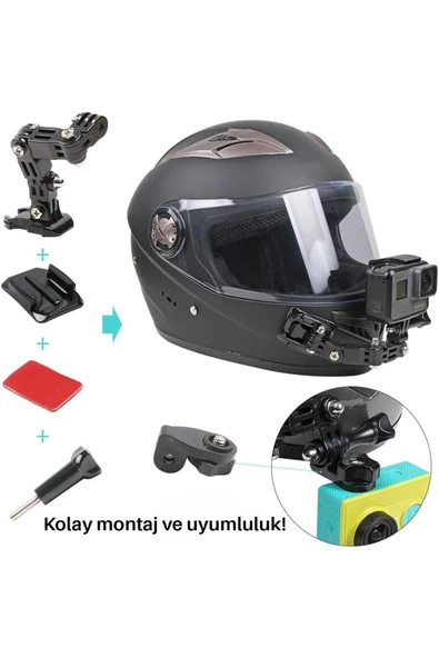 Xt91 Kask Telefon Ve Aksiyon Kamera Tutucu - 3