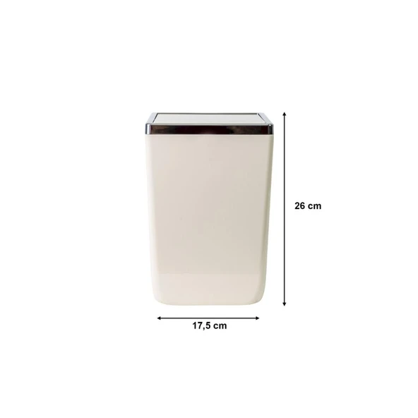 Primanova Toskana Çöp Kovası 6 LT Bej