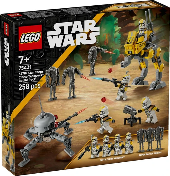 Lego Star Wars 327. Star Corps Klon Trooper 75431 ürün görseli