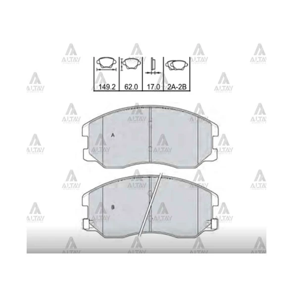 FREN BALATA CAPTIVA 07-11 / OPEL ANTARA 07-14 ÖN ürün görseli
