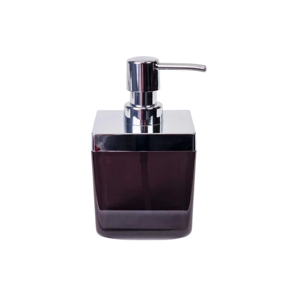 Primanova Toskana Şeffaf Siyah Sıvı Sabunluk