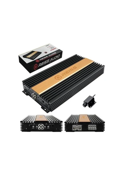Reıss Audıo Rs-4200.4 Oto Anfi Stereo 4x200 Watt 4 Kanal Bass Kontrol