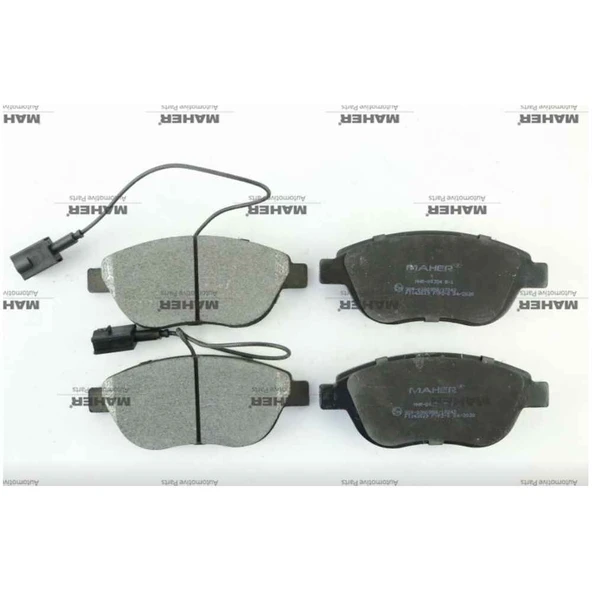 FREN BALATA COMBO D 12= / DOBLO 10= / LINEA 07= (BÜYÜK TİP) ÇİFT FİŞLİ ÖN ECO 137mm ürün görseli