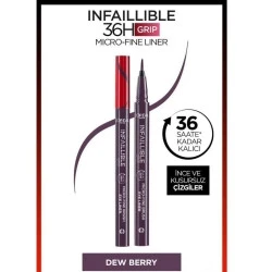 Loreal Paris Infaillible 36H Grip Micro Fine Eyeliner 04 Dew Berry