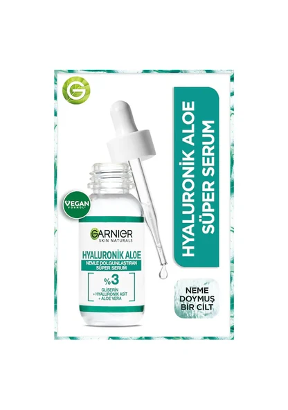 Garnier Hyaluronik Aloe Nemlendirici Ve Dolgunlaştırıcı Süper Serum 30 ml ürün görseli