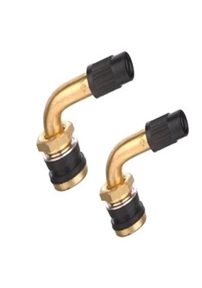 Çelik Sibop Subap Seti (Eğimli) - Tüm Motosikletlere Uyumlu 2 Adet ürün görseli