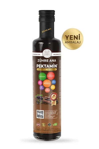 Pektamin - Karadut, Keçiboynuzu Ve Andız Pekmezi Karışımı (Vitamin Takviyeli) - 1