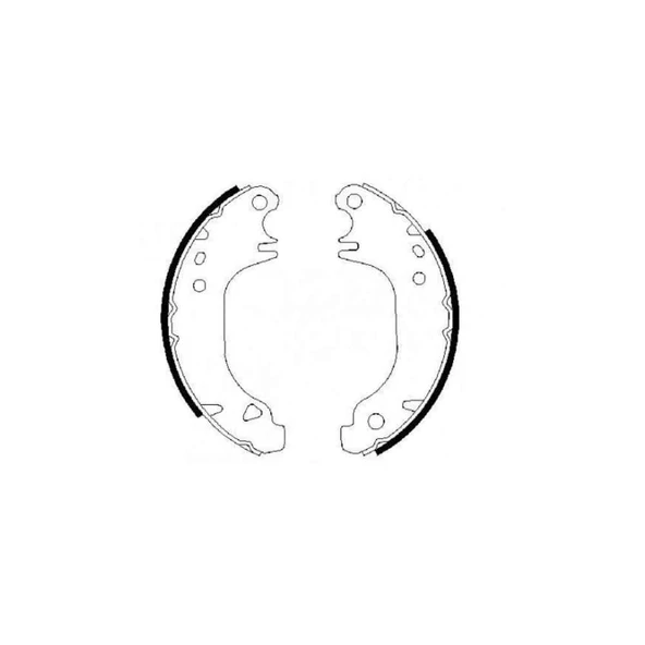 FREN BALATA SAXO  96-04 / 106 I-II 96-04 LEVYELİ ABSSİZ PABUÇ ARKA ürün görseli