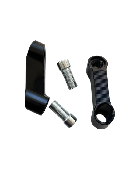ÜNİVERSAL AYNA UZATMA GENİŞLETME APARATI SİYAH 10mm DÜZ DİŞ PCX - 1
