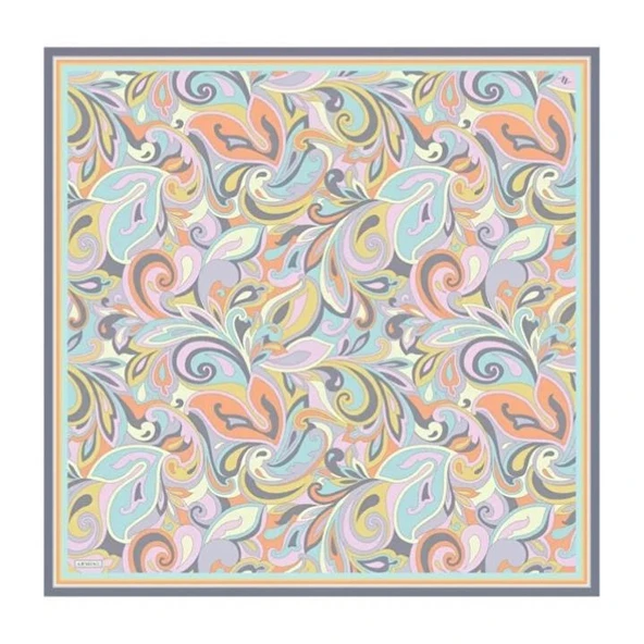 Armine E25YA9323D0281 Dj Saf İpek Eşarp 9323D (T) - Resim 2