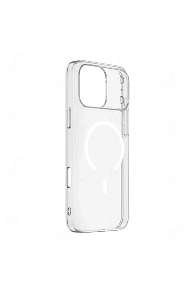 iPhone 17 Pro Max Uyumlu Manyetik Şarj Olabilen Kamera Çerçeveli Kapak - 2