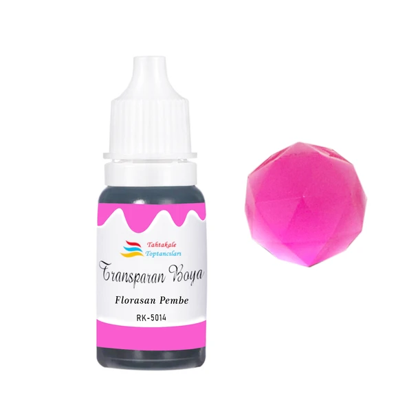 Epoksi Reçine Transparan Boya Pigment Şeffaf Epoksi Boyası 20 ML  Floresan Pembe - 5014 ürün görseli