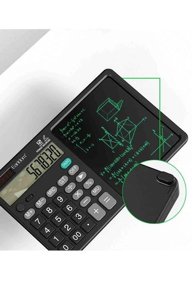 Fuchsia T10 Ekstra Yazma İşlem Ekranlı Hesap Makinesi - Resim 6