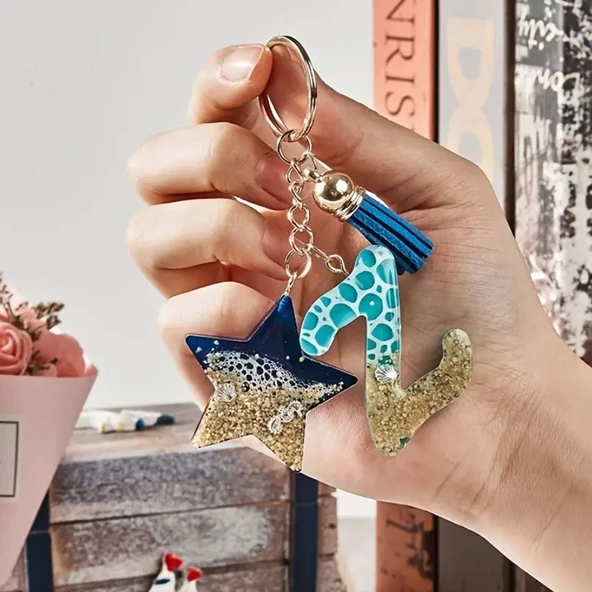 Epoksi Harf Anahtarlık Yapım Seti 136 Parça - Resim 2