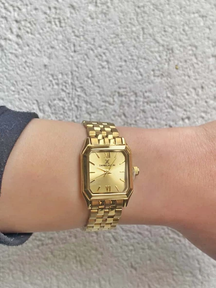Daniel Klein DKE.1.10921 Kare Kadran 3 Atm Suya Dayanıklı Kadın Kol Saati - Resim 7