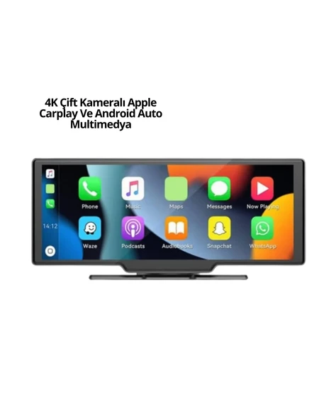 Honda Civic, Jazz, HRV, CRV, Nissan Qashqai, Micra, Juke,Uyumlu Kablosuz CarPlay & Android Auto Multimedya – Geri Görüş Kameralı ürün görseli 1