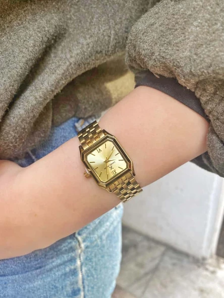 Daniel Klein DKE.1.10921 Kare Kadran 3 Atm Suya Dayanıklı Kadın Kol Saati - Resim 8