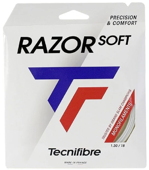 Tecnifibre Razor Soft 18/1.20 Beyaz Tekli Kordaj 04GRAS120W ürün görseli