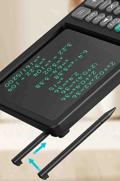 Fuchsia T10 Ekstra Yazma İşlem Ekranlı Hesap Makinesi - Resim 4