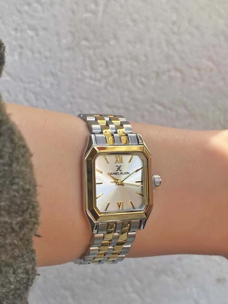 Daniel Klein DKE.1.10921 Kare Kadran 3 Atm Suya Dayanıklı Kadın Kol Saati - Resim 10