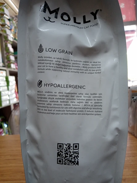 Molly Yetişkin Kedi Kuru Mama Tavuklu ve Hamsili 2 kg+100 GRAM MALT - 3