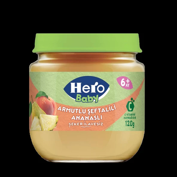 Hero Baby Armutlu talili Ananaslı Koz Mama 120 Gr ürün görseli