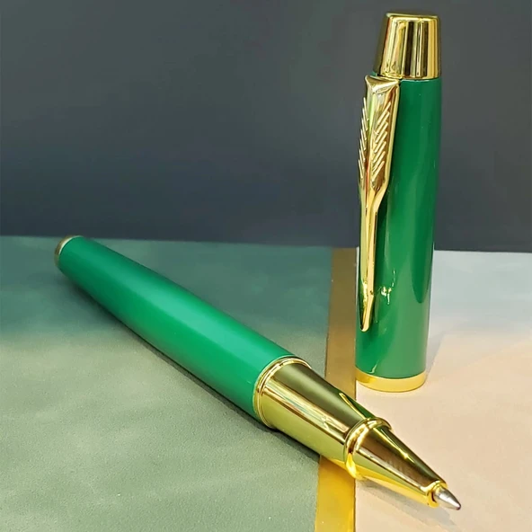 pilelistore Yeşil Metal Roller Kalem ürün görseli