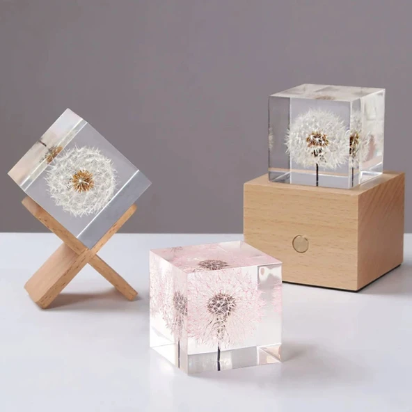 Epoksi Silikon Kalıp Küp Modeli 4x4x4 CM - Resim 2