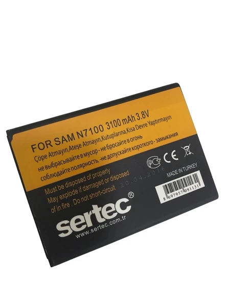 pilelistore Samsung GALAXY NOTE 2 / N7100 Uyumlu Batarya
