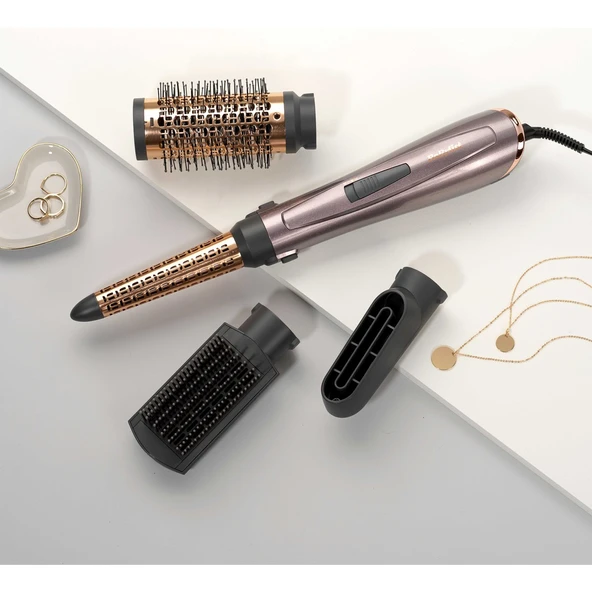 Babyliss AS136E Air Styler 1000 Hava Üflemeli Saç Şekillendirme Seti - Resim 4