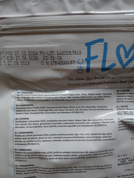 Floki Yetişkin Kedi Kuru Mama Somon Balıklı 1 kg - 3