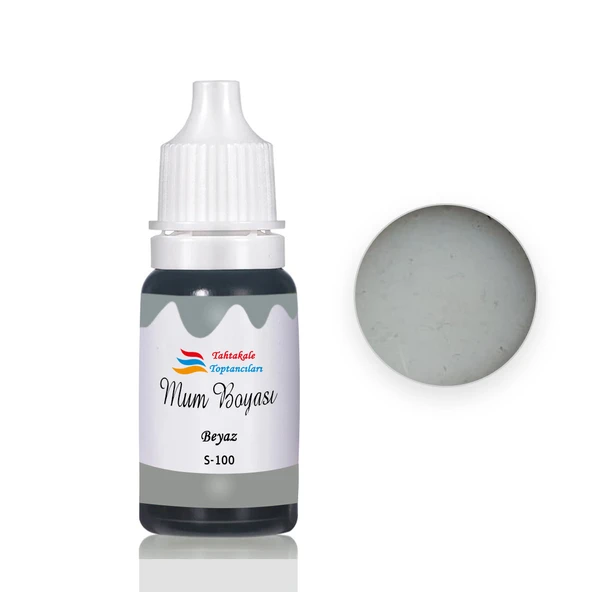Mum Boyası Sıvı Pigment Boya 20 ML  Beyaz - S100 ürün görseli