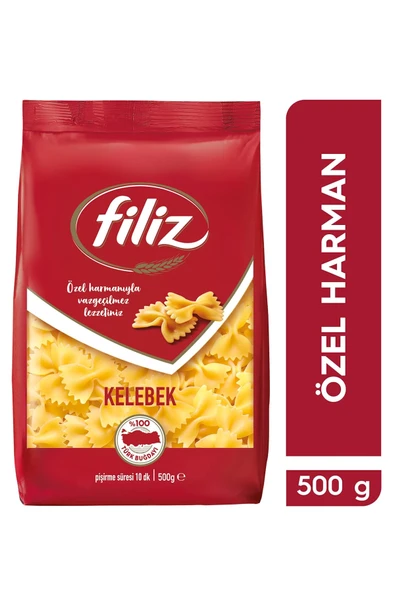 Filiz Kelebek Makarna 500 gr X 20 Adet - Resim 4