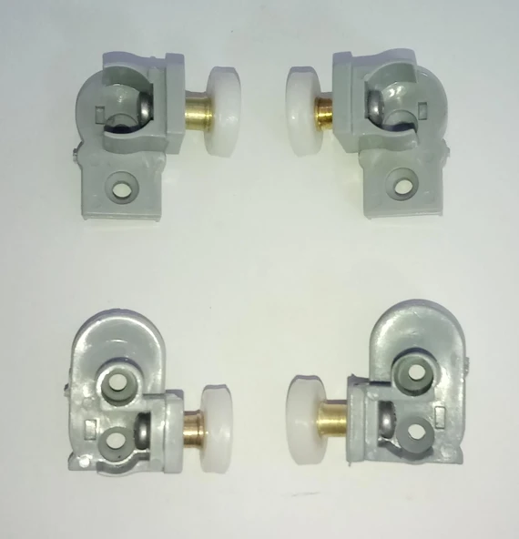 DUŞA KABİN TEKERİ - DÜZ 1+1 MİKA KABİN TEKERİ 4 LÜ TAKIM ürün görseli