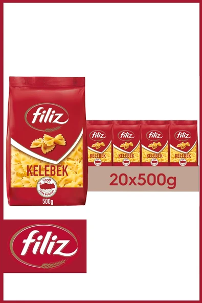 Filiz Kelebek Makarna 500 gr X 20 Adet ürün görseli