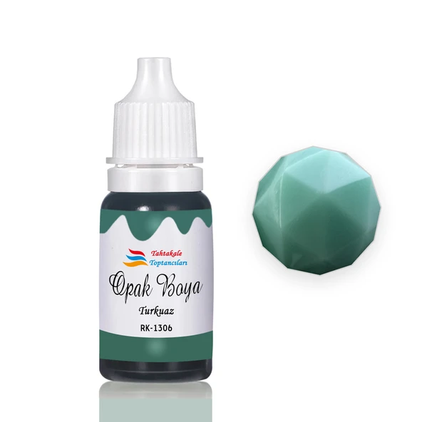 Epoksi Reçine Opak Boya Pigment Opak Epoksi Boyası 20 ML  Turkuaz - 1306 ürün görseli